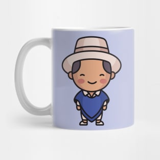 Cute Traditional Ecuadorian Villager Mug